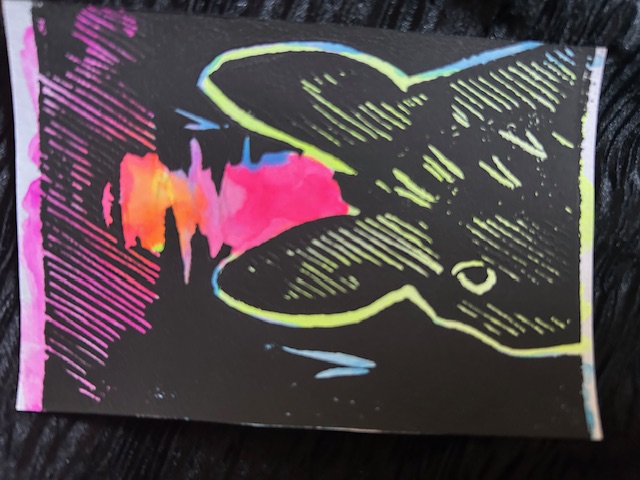 The Heirophant, a passing eagle holding keys in its talons.